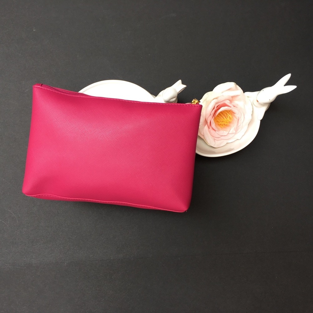 Elizabeth Arden Pink Bow Make Up Bag - Picture 3 of 5